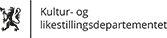 Kultur- og likestillingsdepartementet Logo